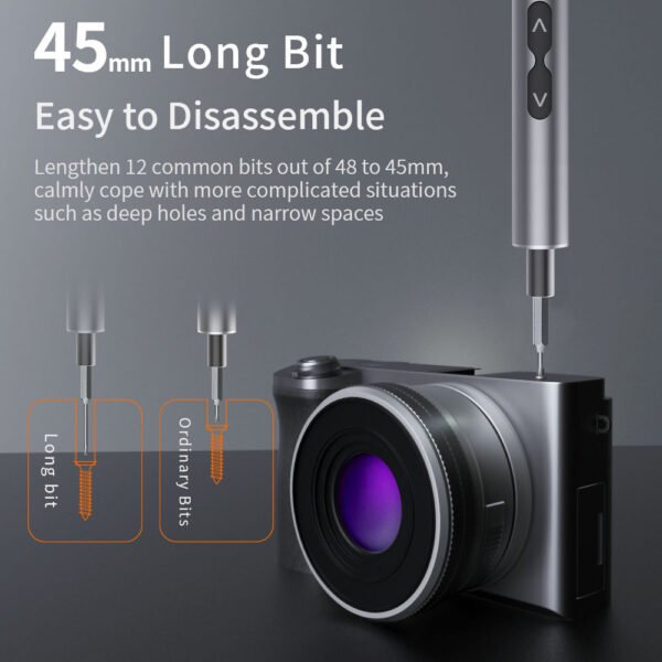 Household Miniature Electric Screwdriver Tool Set - Image 3
